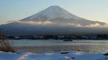 montanha fuji de timelapse no japão video