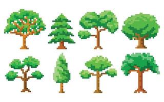 Pixel Art Inspiration Trees