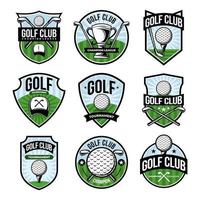 Golf Club Badge Collection vector