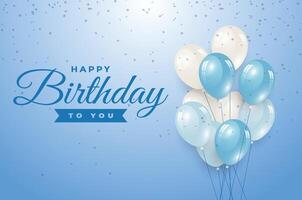 happy birthday greeting template vector