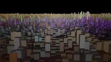 Generative Art Cube Displacement video