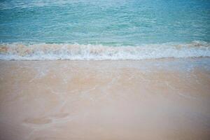 Sea view Wave  Sand beach background photo