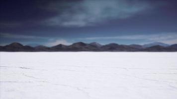 Amazing natural scenery of Salt Flats video