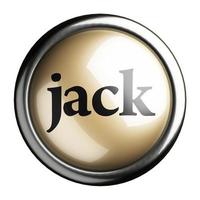 jack word on isolated button photo