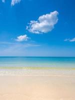 Beautiful Sea View, Blue Sky, Beach. photo