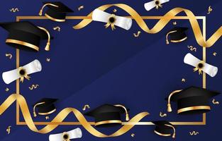 Graduation Background Template vector