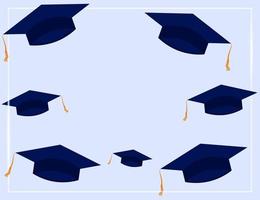 Graduation End of School Banner Vector Design