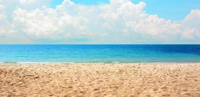 tropical beach and sea photo