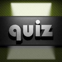 quiz word of iron on carbon photo