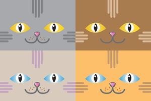 vector cute cat