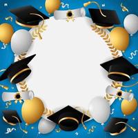 Graduation Background Template vector