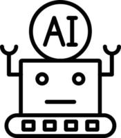 AI Vector Line Icon