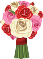 Flower bouquet clipart design illustration png