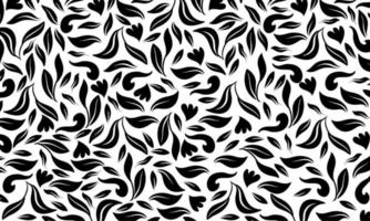 Seamless Floral Motifs Pattern. Vector Illustration