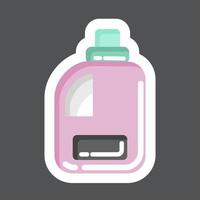 Sticker Clean Product. related to Laundry symbol. simple design editable. simple illustration, good for prints vector