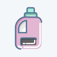 Icon Clean Product. related to Laundry symbol. doodle style. simple design editable. simple illustration, good for prints vector