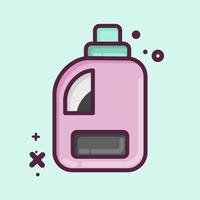 Icon Clean Product. related to Laundry symbol. MBE style. simple design editable. simple illustration, good for prints vector