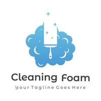 Cleaning Logo template design.Cleaning protection,house cleaner with washing spray and cleaning tools. vector