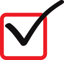 Checkbox Tick Icon Sign Symbol png