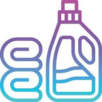 softener laundry cleaning - gradient icon vector