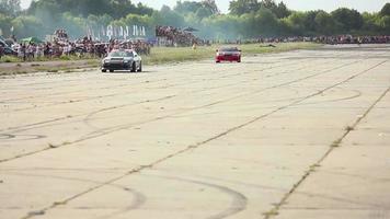 A drift race event video