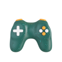 3d floating element game controller png