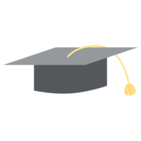 graduation hat with diploma certificate roll png