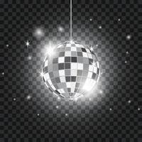 Disco ball vector icon illustration