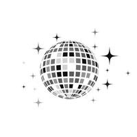 Disco ball vector icon illustration