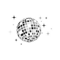 Disco ball vector icon illustration