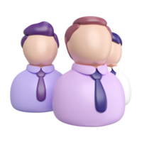 Teamwork 3D Illustration Icon png