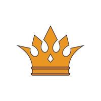 crown icon design vector