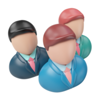 Teamwork 3D Illustration Icon png