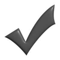 check correct 3d icon png