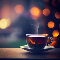 Cup of tea natural. Illustration photo