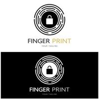 simple flat fingerprint logo,for security,identification,badge,emblem,business card,digital,vector photo