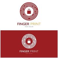 simple flat fingerprint logo,for security,identification,badge,emblem,business card,digital,vector photo