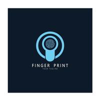 simple flat fingerprint logo,for security,identification,badge,emblem,business card,digital,vector photo