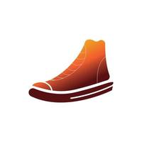 Icon shoe logo concept vector sneaker template