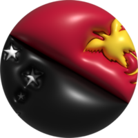 Papua New Guinea flag circle 3D. png