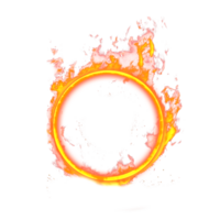 circle fire frame png