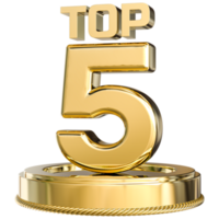 TOP 5 3D Render png