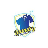 design logo laundry vector illustration