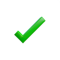 3d icon check mark png