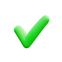 3d icon check mark png