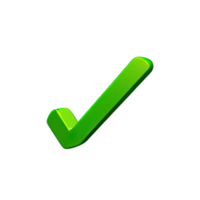 3d icon check mark png