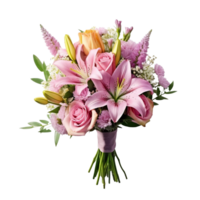 flower bouquet isolated on background with png