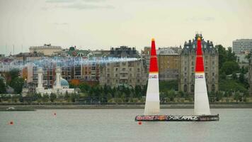 KAZAN, RUSSIAN FEDERATION, JUNE 14, 2019 - Pilot Patrick Strasser, Red Bull Air Race World Championship 2019, training video