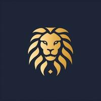 Lion head logo photo