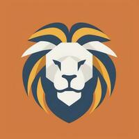 Lion head logo photo